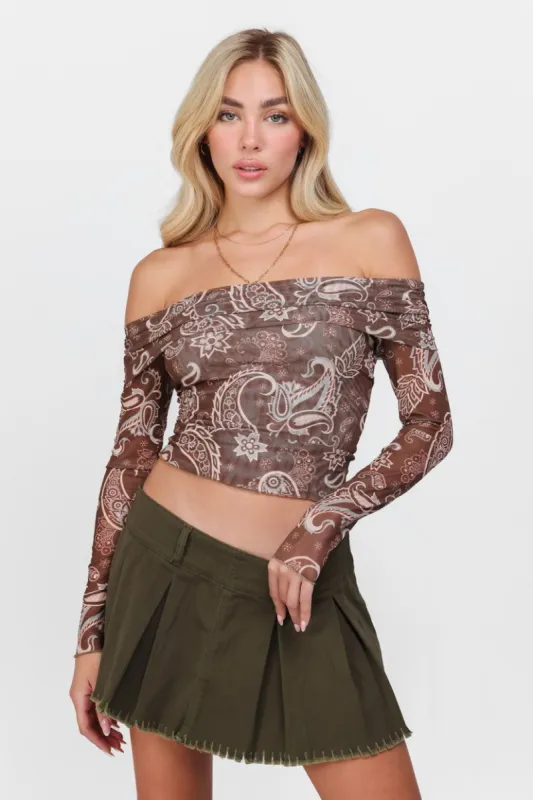 חולצת רשת Mood Boost אוף-שולדרס sold by Adika