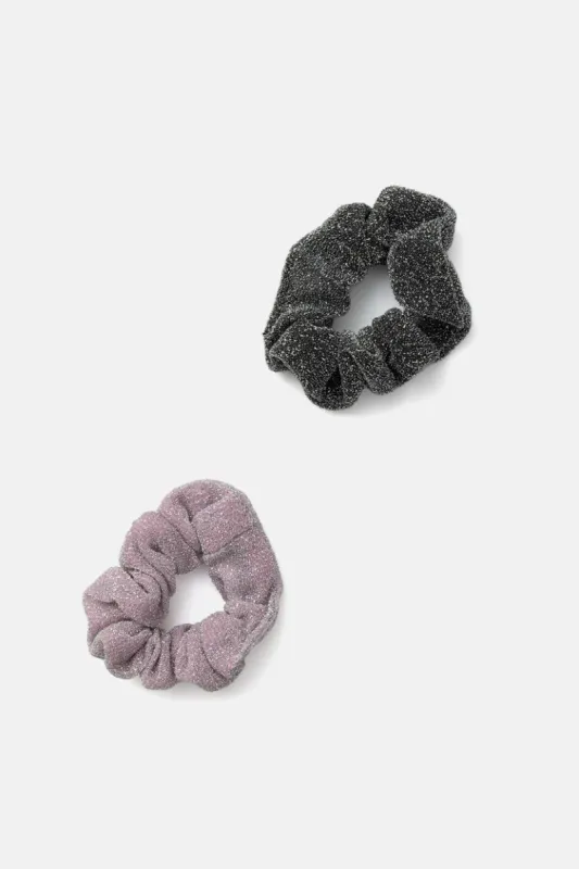 זוג גומיות ברינקלי גימור מנצנץ sold by Adika