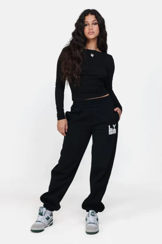 מכנסי טרנינג Gone Tomorrow סיומות גומי sold by Adika