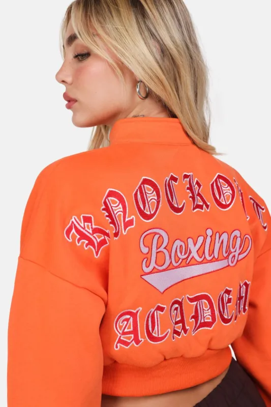 סווטשירט קרופ Boxing Academy דיטייל צמרירי sold by Adika