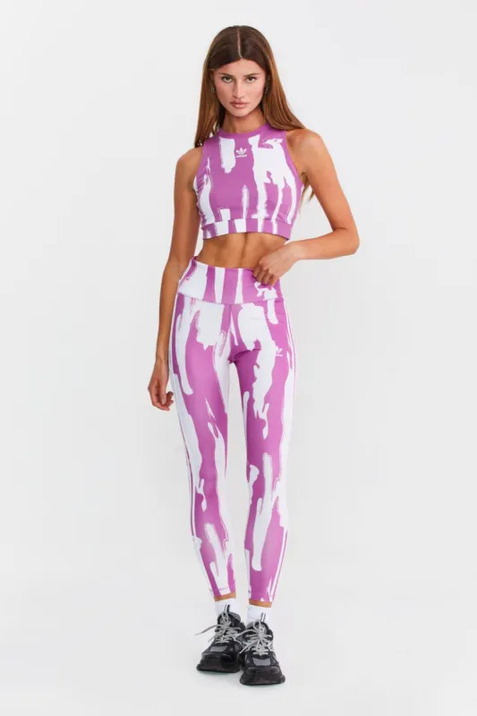 מכנסי טייץ 7/8 הדפס אבסטרקטי // adidas sold by Adika