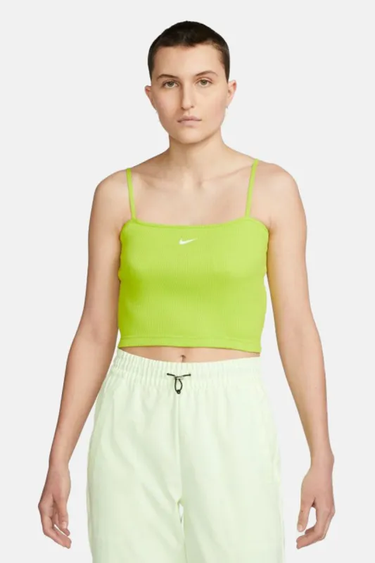 טופ קרופ ריב לוגו רקום // NIKE sold by Adika