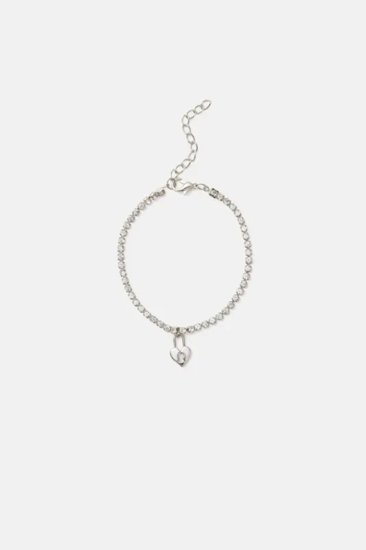 צמיד טרז'ר אבנים מנצנצות sold by Adika