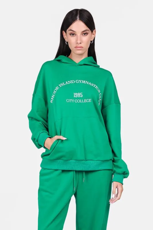 סווטשירט קפוצ'ון Gymnastics Club אוברסייז sold by Adika