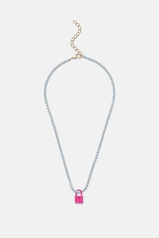 שרשרת חוליות דריסקו בשילוב תליון sold by Adika