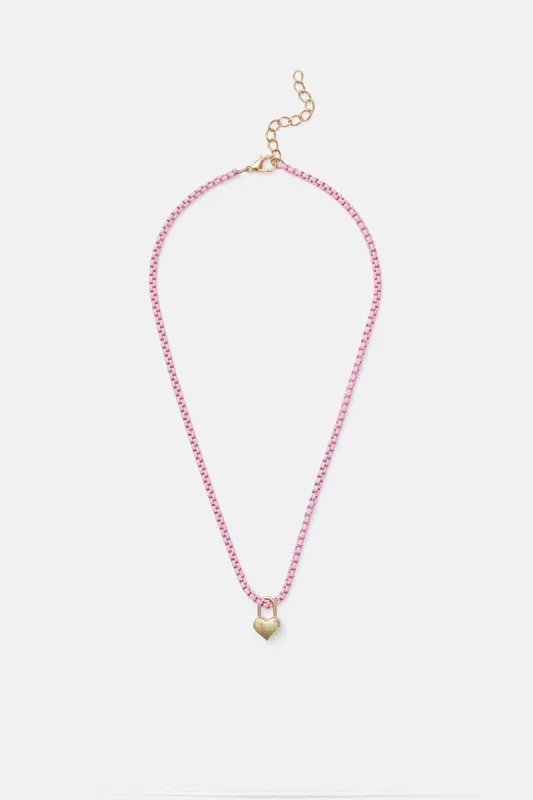 שרשרת חוליות ג'נקינס בשילוב תליון sold by Adika