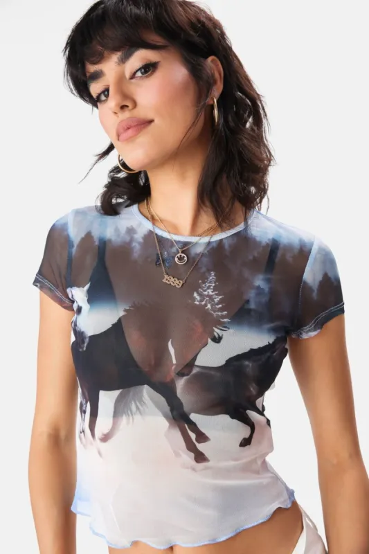 טי-שירט קרופ ראנץ' סיומת גלית sold by Adika