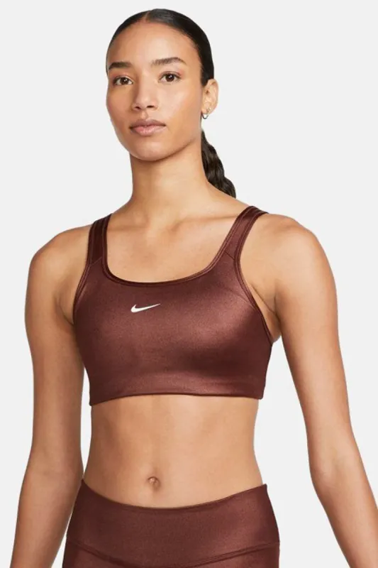 טופ Swoosh גימור מטאלי // NIKE sold by Adika
