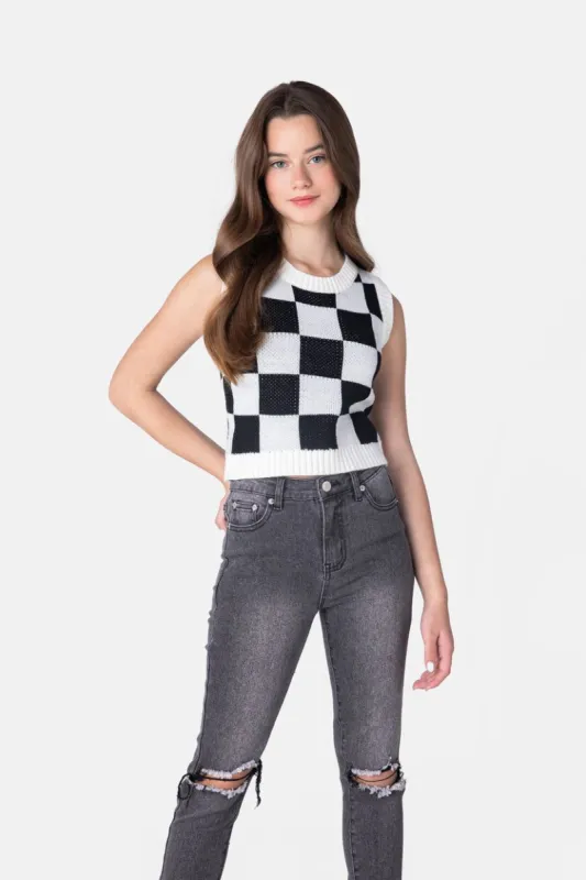 וסט משבצות סקוור-מוד sold by Adika