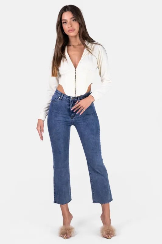 גינס סימונס חיתוך קרופ | STRAIGHT sold by Adika