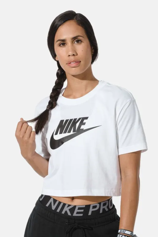 טי-שירט קרופ לוגו מודפס // NIKE sold by Adika