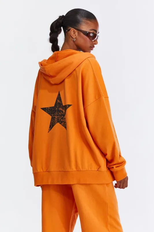 סווטשירט Seeing Stars בשילוב קפוצ'ון sold by Adika