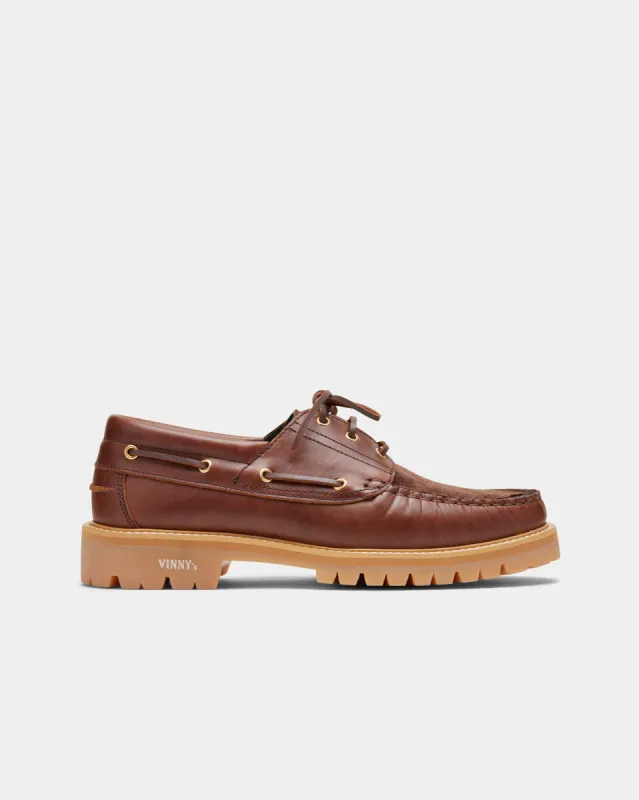 AZTEC TWO-TONE BOAT SHOE sold by VINNY's