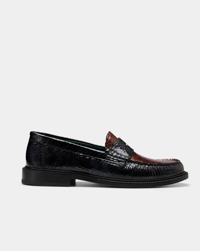YARDEE TWO-TONE MOCCASIN LOAFER sold by VINNY's