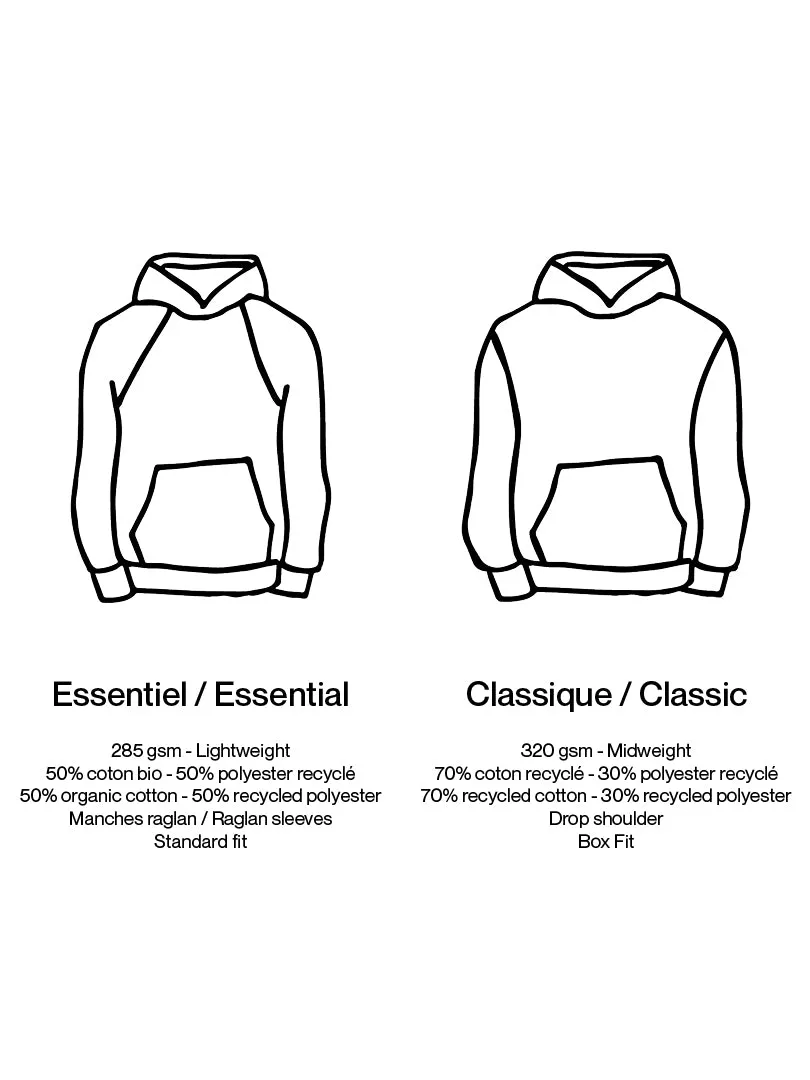 Classic Hoodie - Black sold by C'est beau product image thumbnail 3