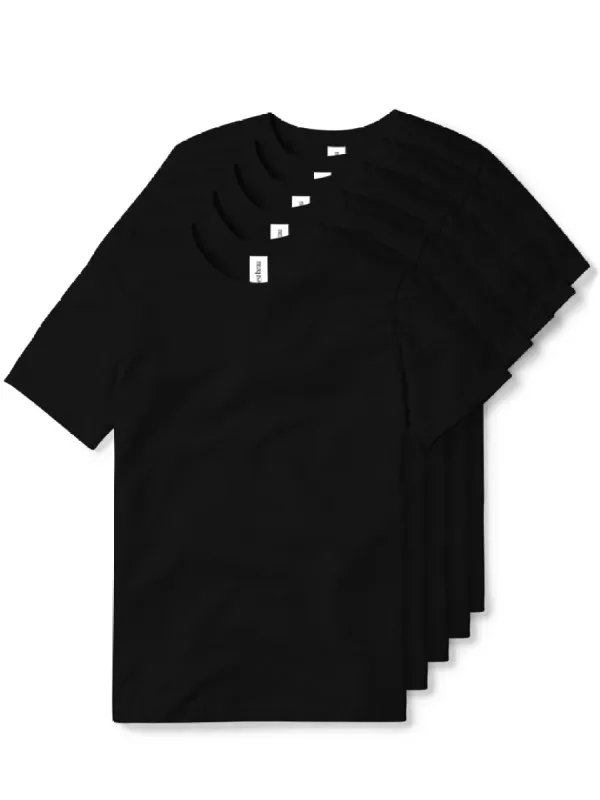 Classic T-Shirt - Black - 5 Pack sold by C'est beau