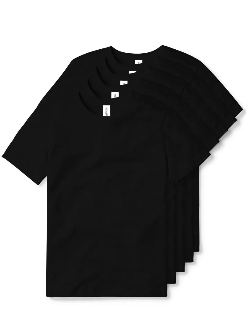 Classic T-Shirt - Black - 5 Pack sold by C'est beau