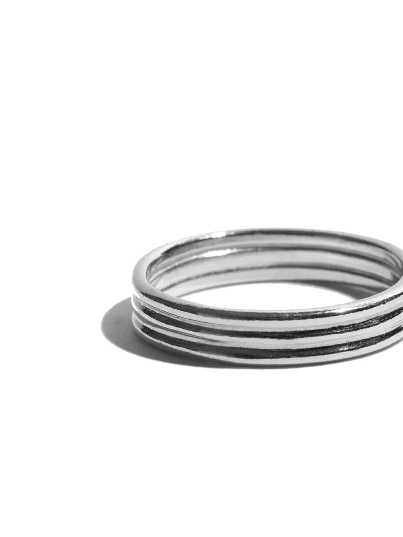 Triolet Band - Silver sold by C'est beau product image thumbnail 2