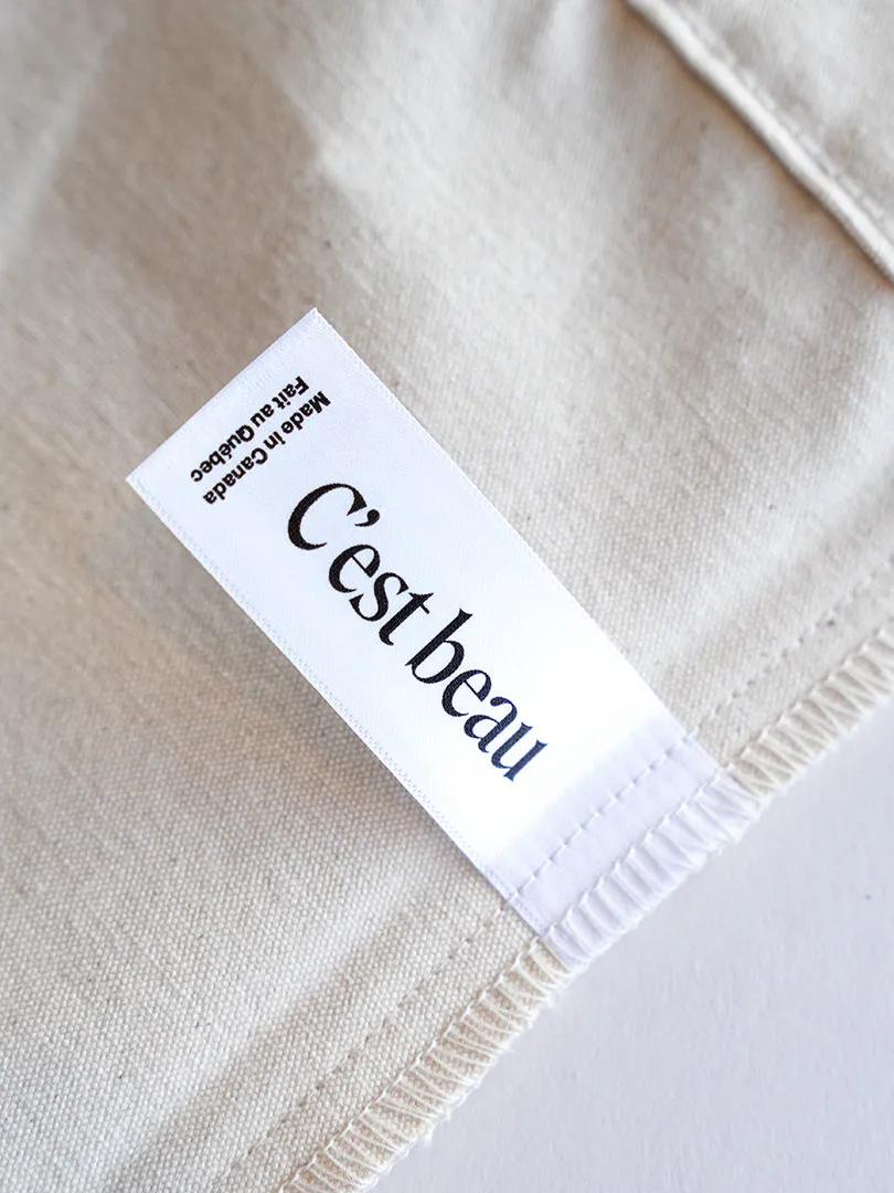 Essential Tote Bag - Natural - Large sold by C'est beau product image thumbnail 3
