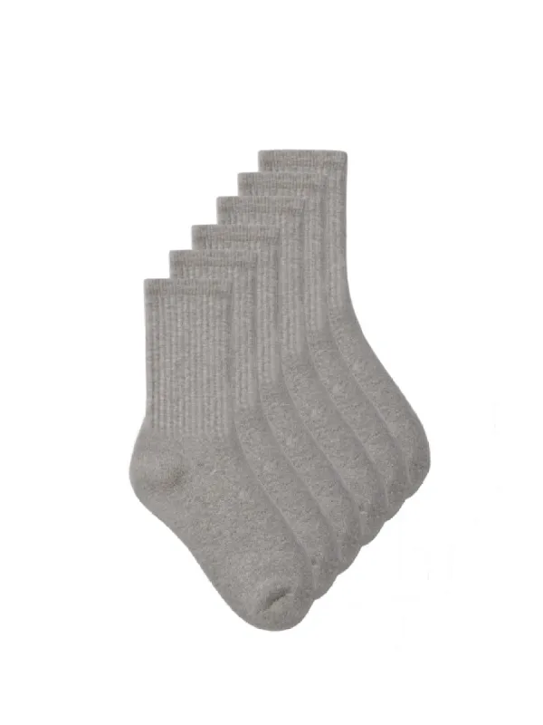 Classic Socks - Grey - 3 Pack sold by C'est beau