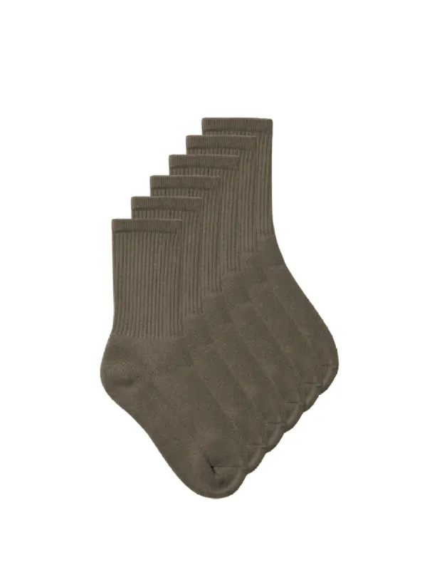 Classic Socks - Sage - 3 Pack sold by C'est beau