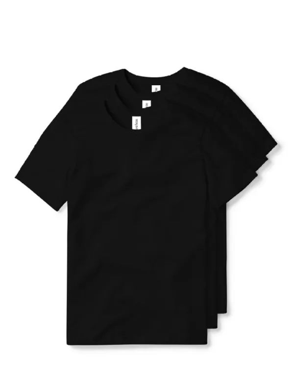 Essential T-Shirt - Black - 3 Pack sold by C'est beau