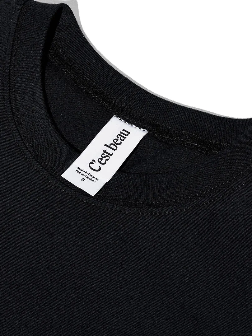 Essential T-Shirt - Black - 3 Pack sold by C'est beau product image thumbnail 2