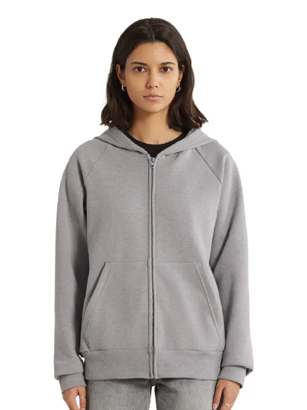 Essential Zip Hoodie - Grey sold by C'est beau