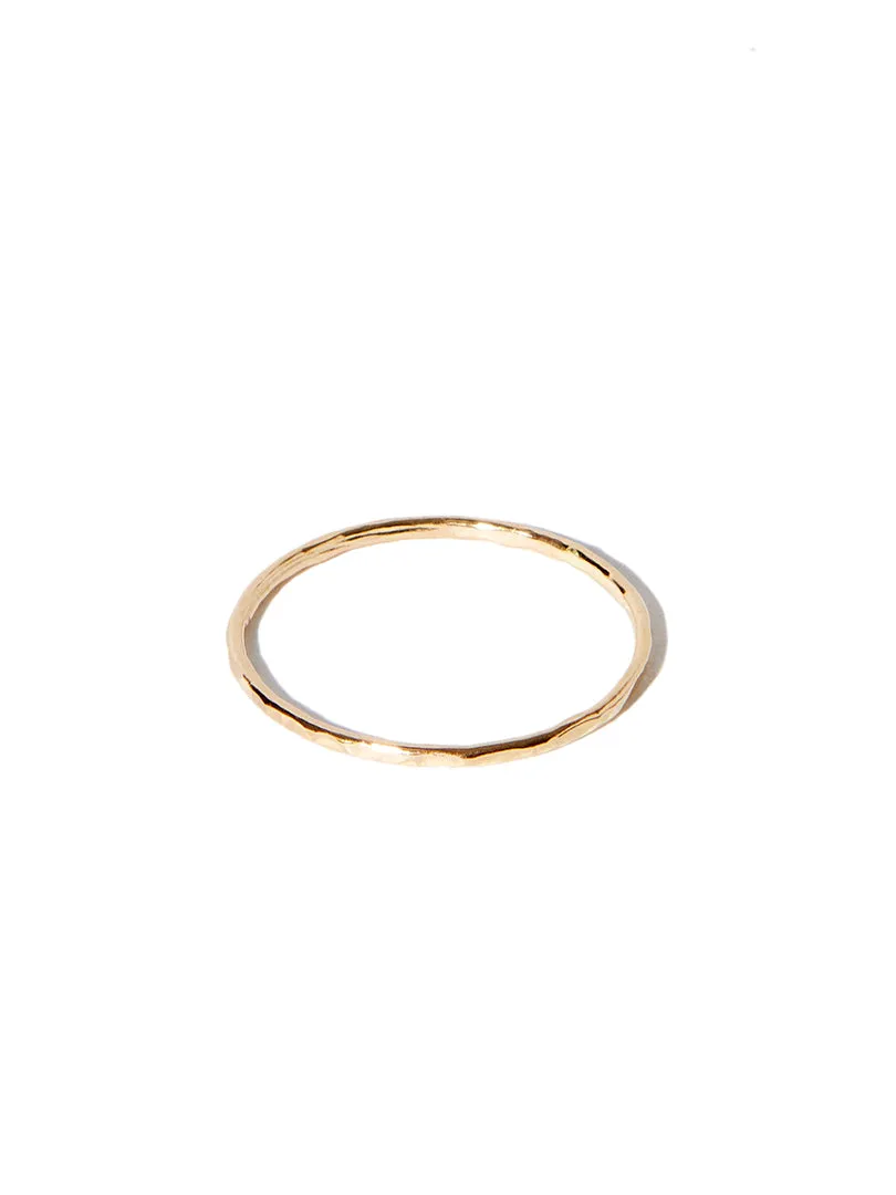 Hammered Ring - Gold sold by C'est beau product image thumbnail 2