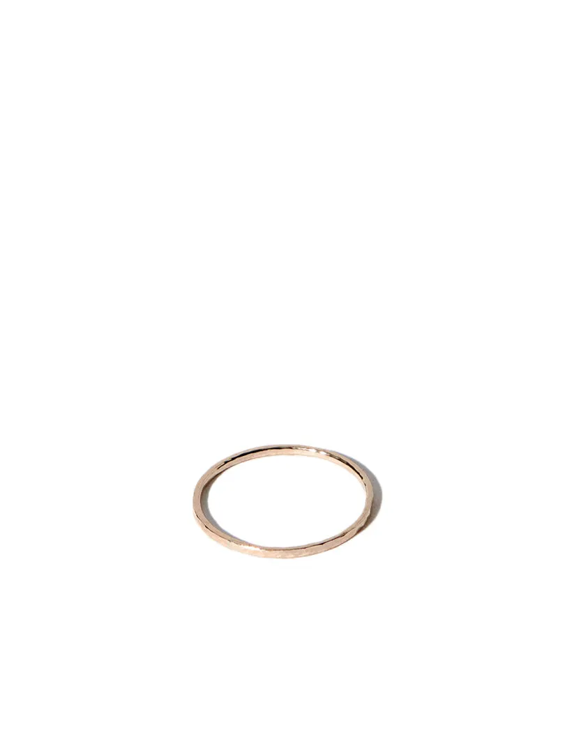 Hammered Ring - Gold sold by C'est beau