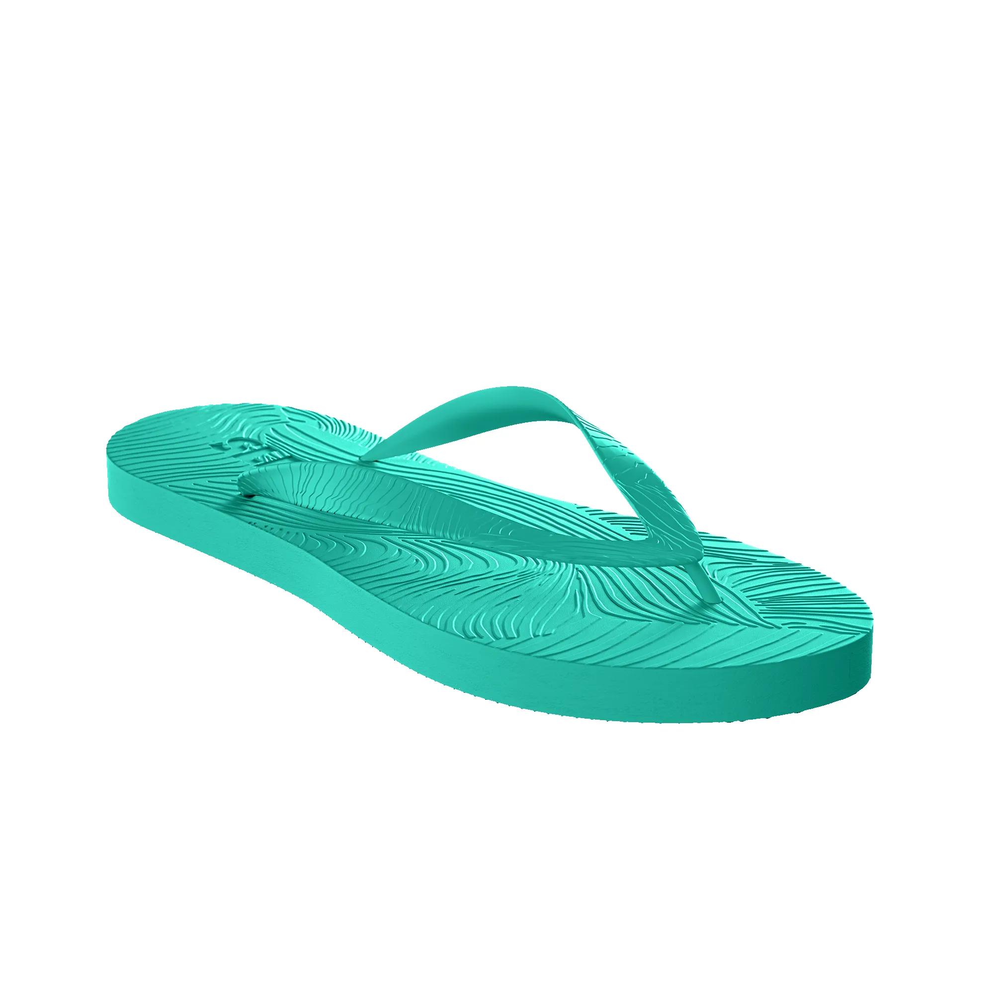 Slim Wide Strap Emerald Green Flip Flop sold by Sleepers product image thumbnail 2