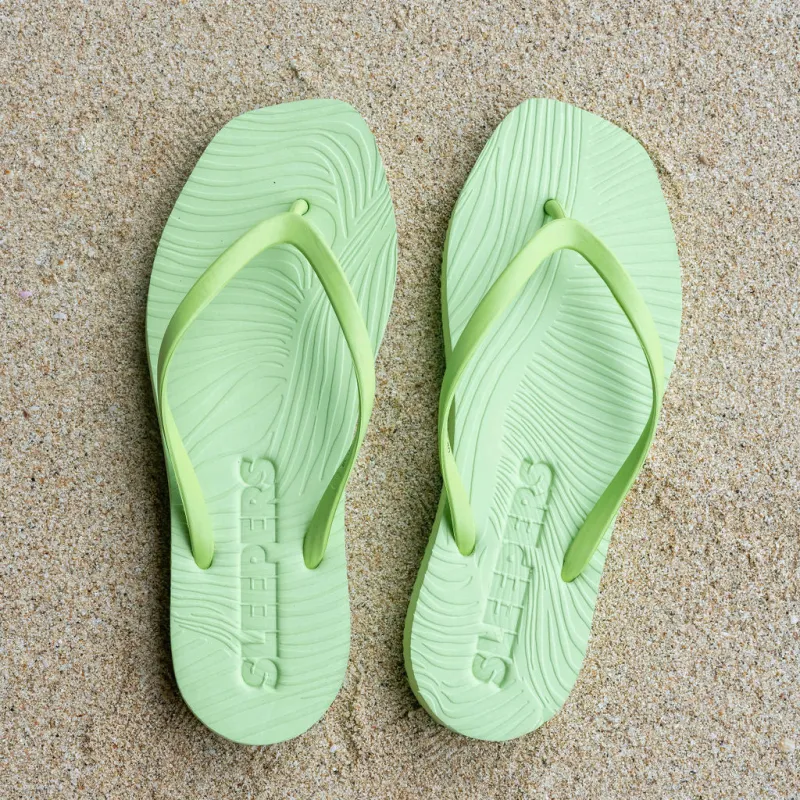 Tapered Sap Green Flip Flop sold by Sleepers