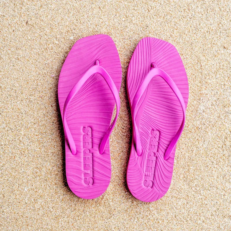 Tapered Festival Fucsia Flip Flop sold by Sleepers