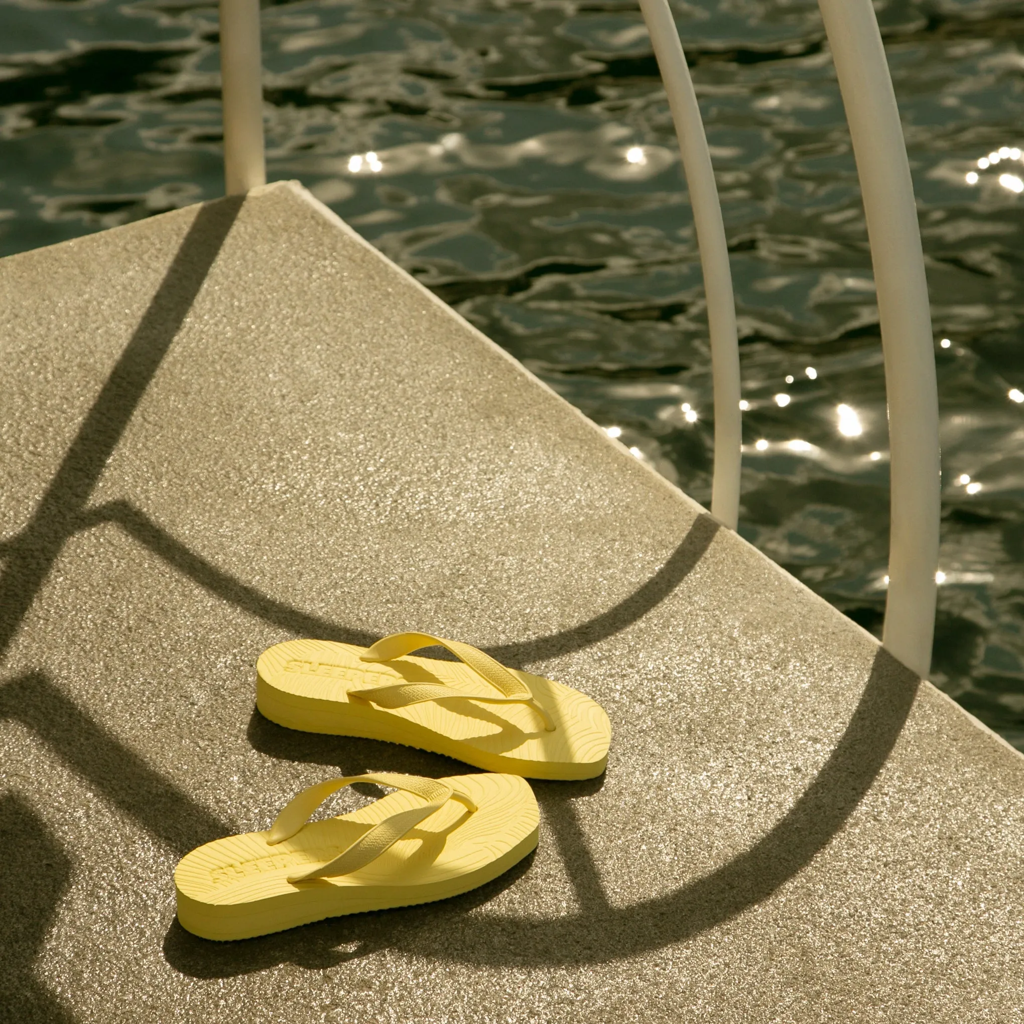 Tapered Platform Mellow Yellow Flip Flop sold by Sleepers