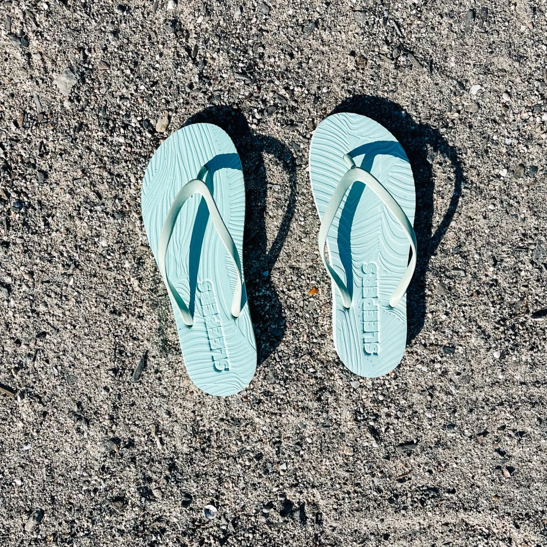 Slim Bay Mint Flip Flop sold by Sleepers