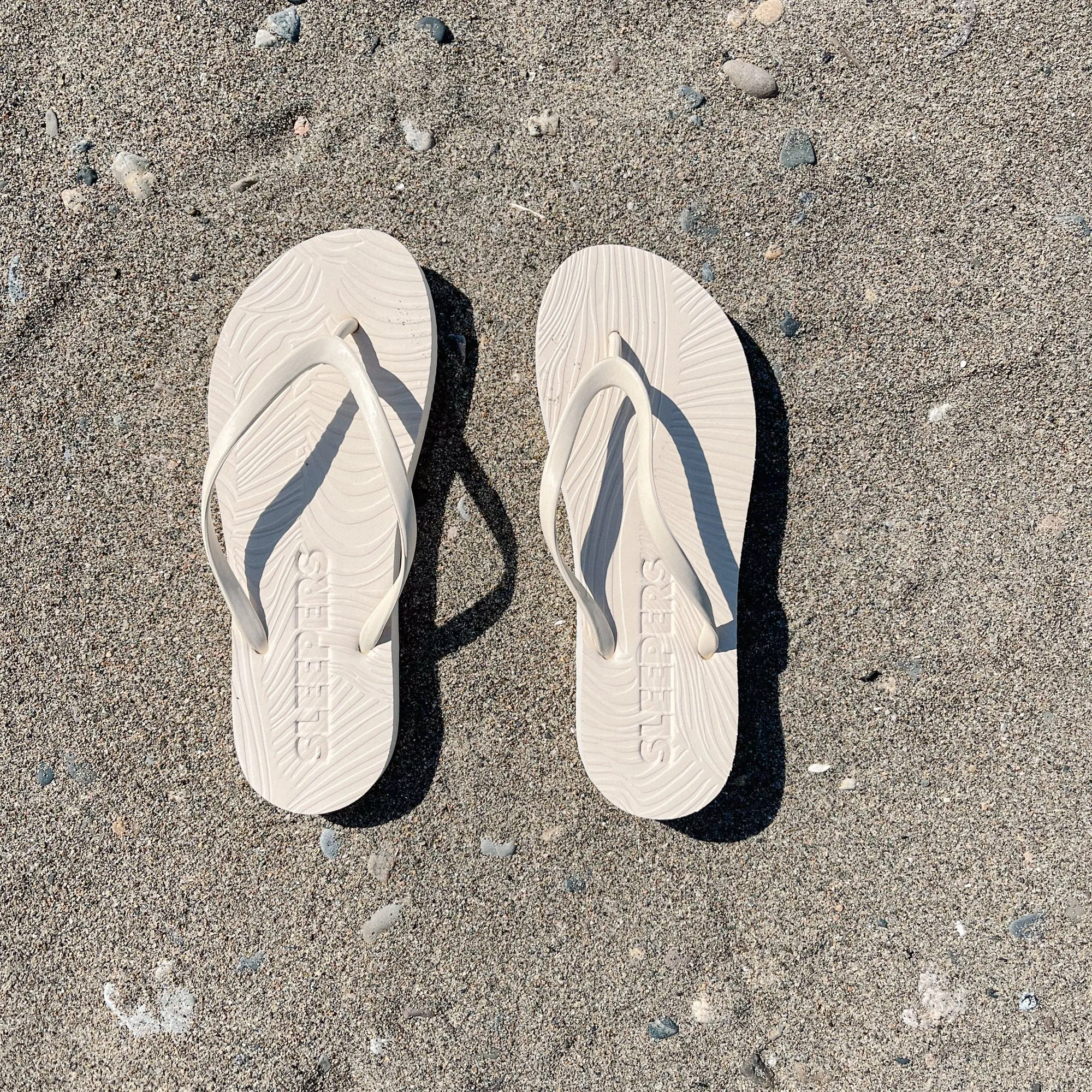 Slim Eggnog Flip Flop sold by Sleepers