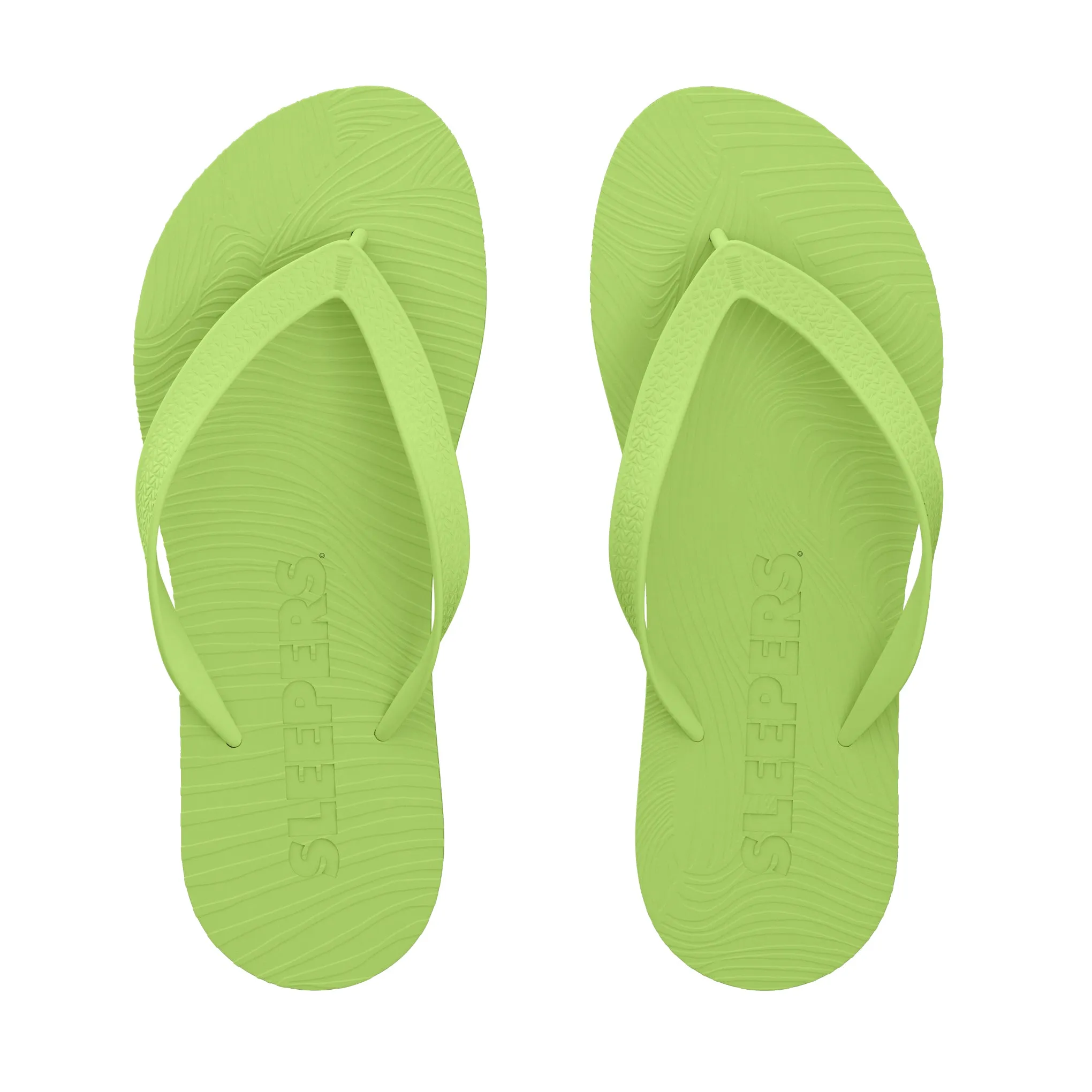 Slim Wide Strap Lime Green Flip Flop sold by Sleepers product image thumbnail 2