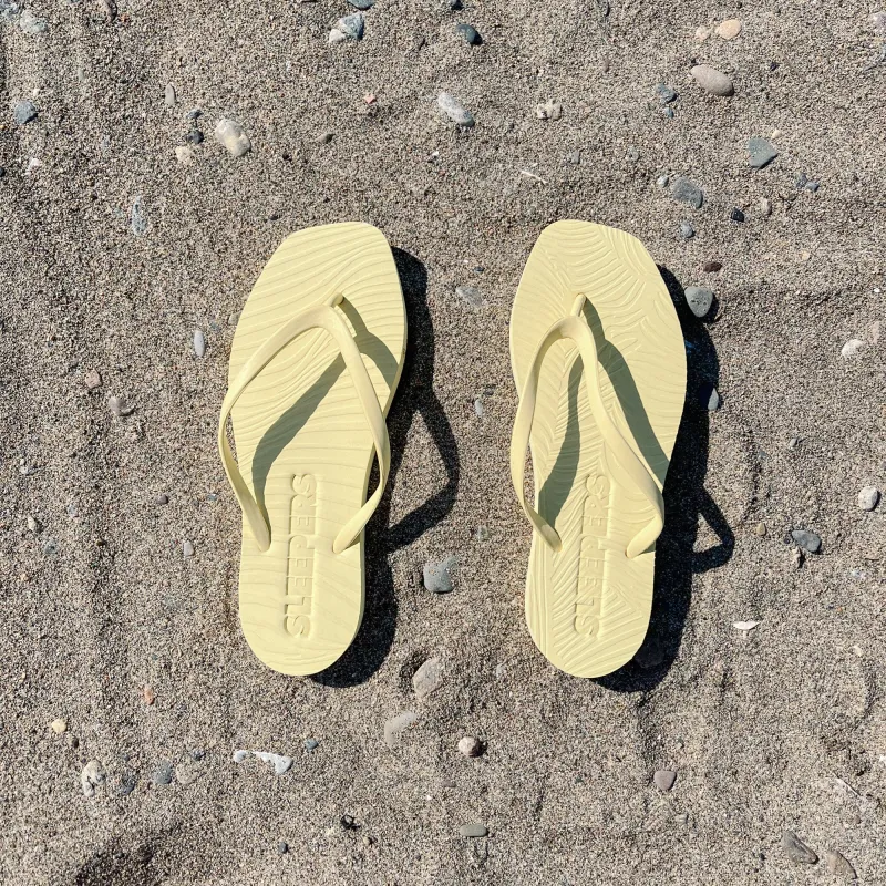 Tapered Mellow Yellow Flip Flop sold by Sleepers
