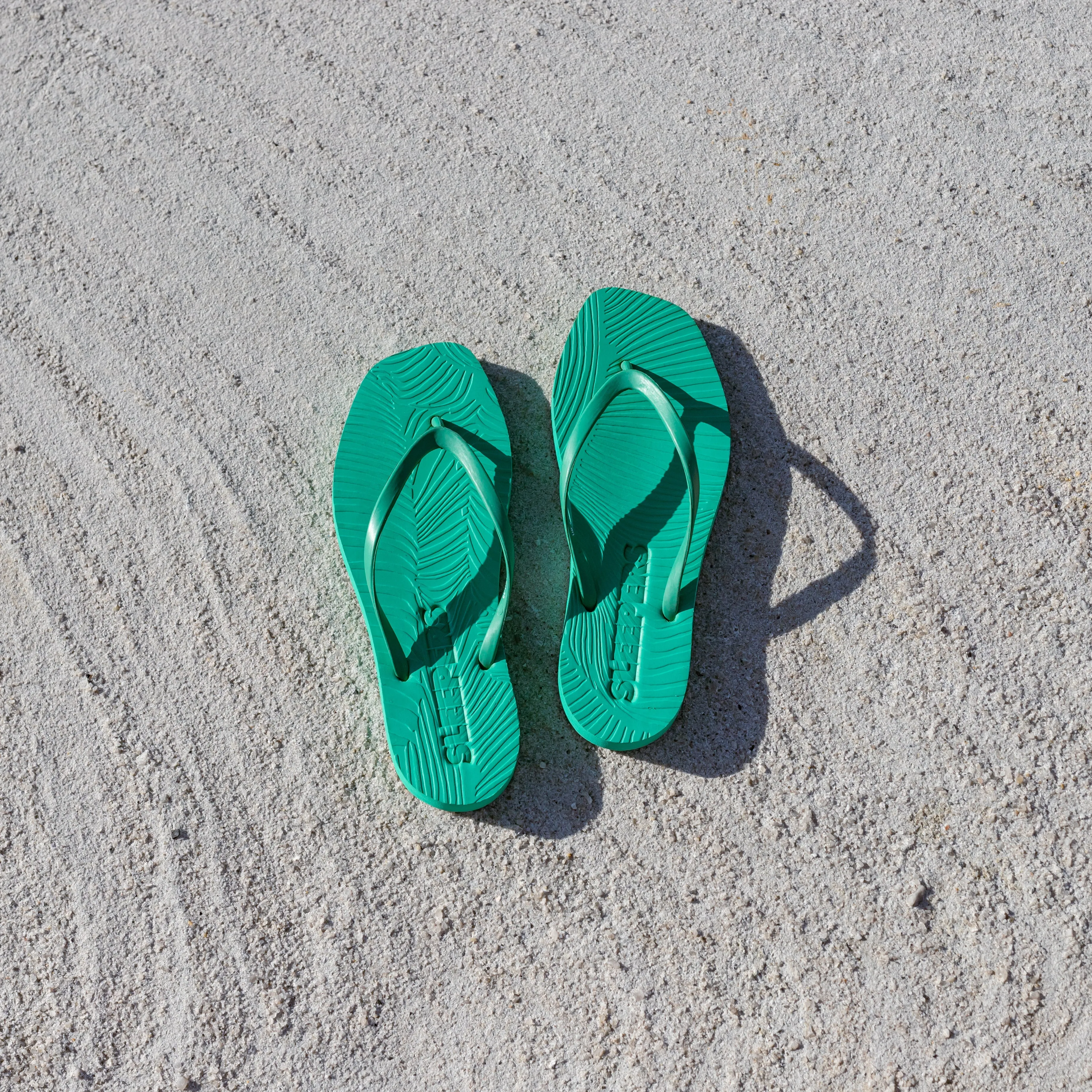 Tapered Emerald Green Flip Flop sold by Sleepers