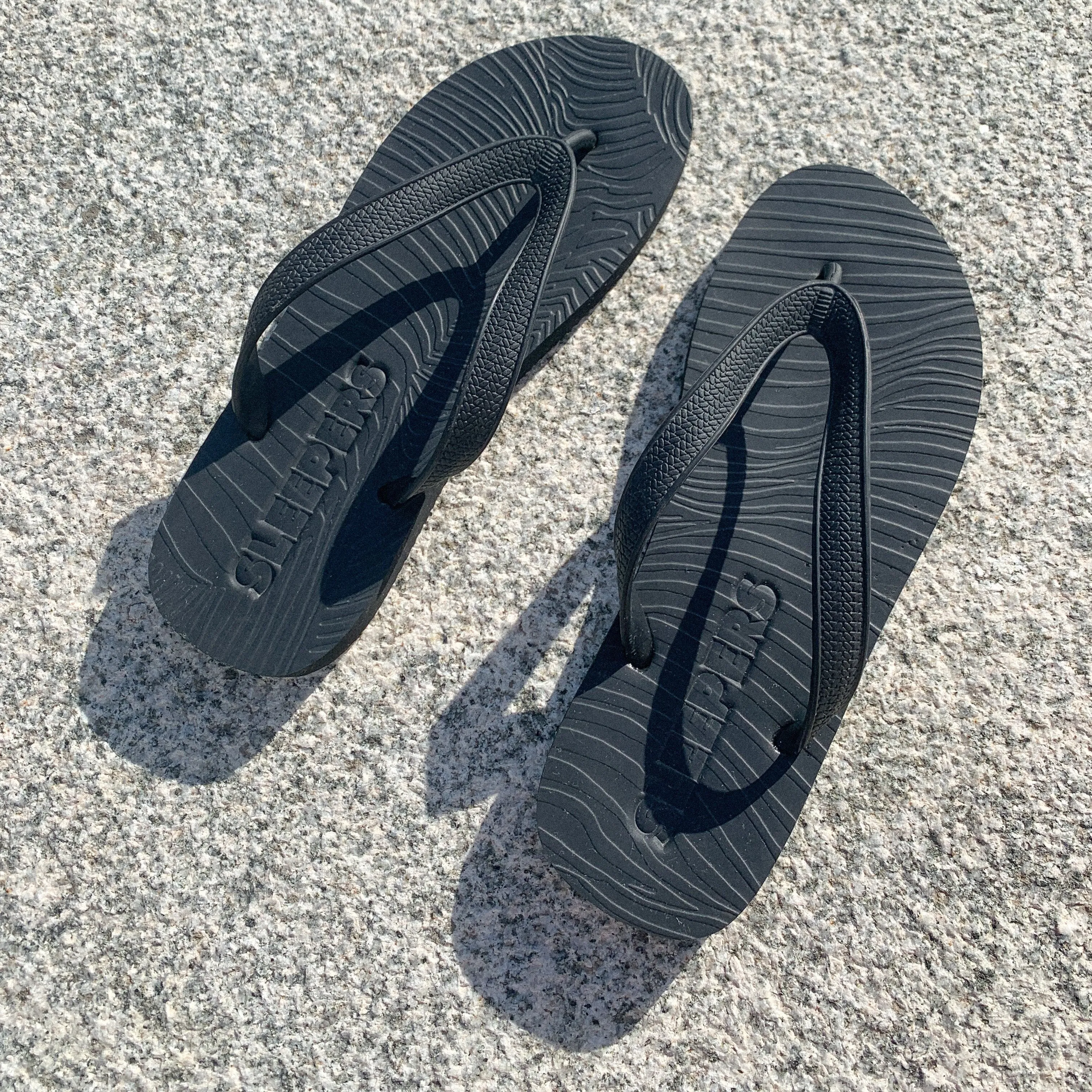 Mens Black Flip Flop sold by Sleepers product image thumbnail 3