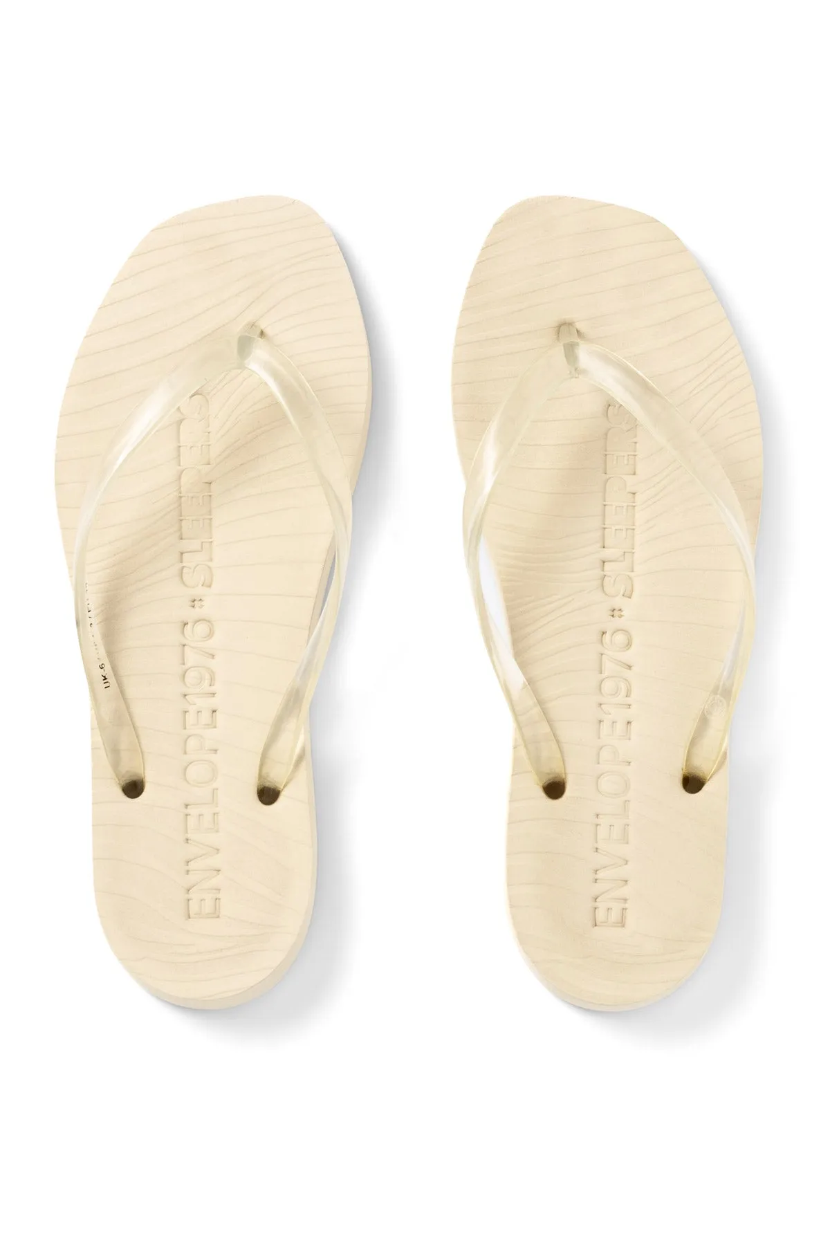 Envelope 1976 x Sleepers Cream with transparent strap sold by Sleepers