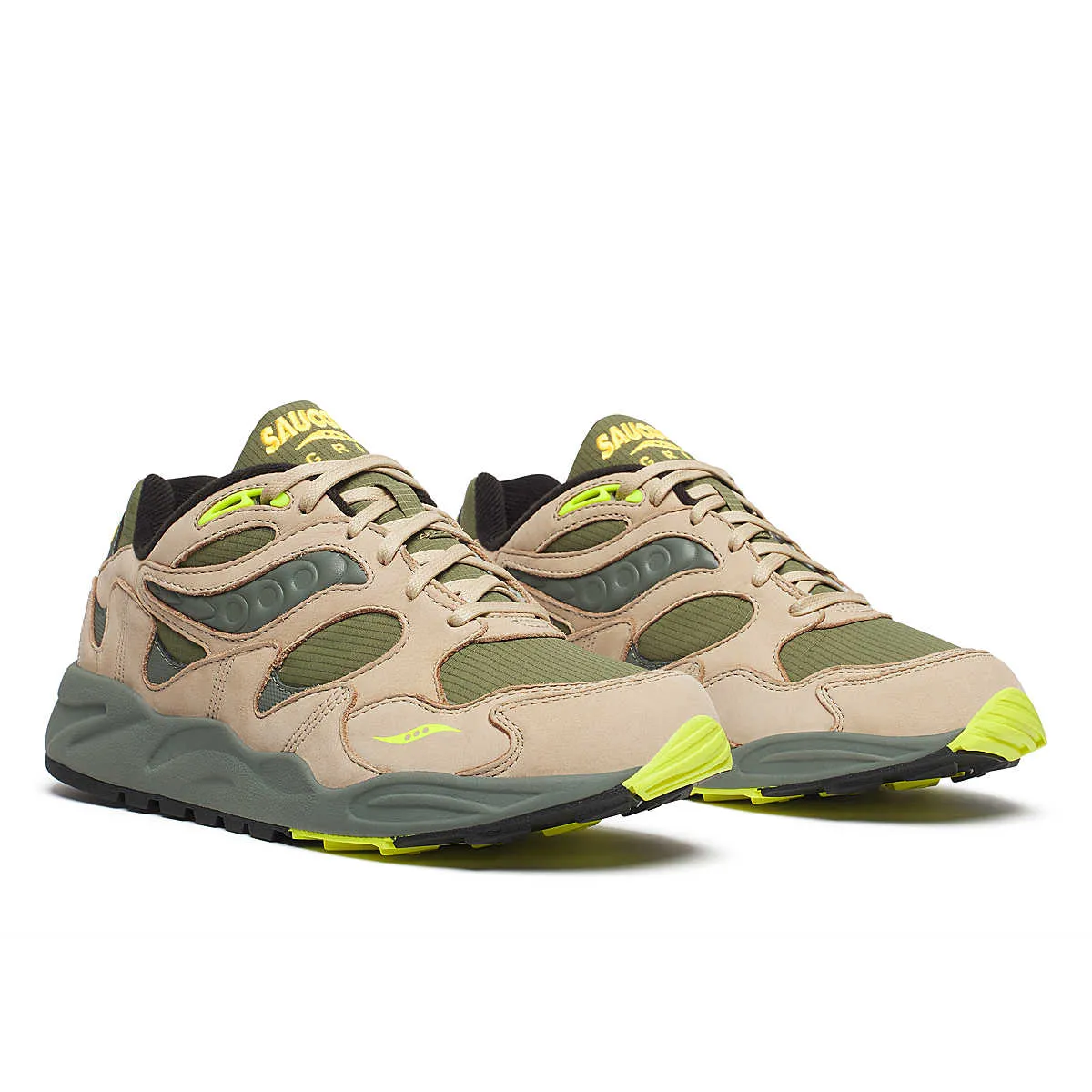 Saucony - Grid Shadow 2 Premium Avocado/Beige sold by SECTION 35 product image thumbnail 3