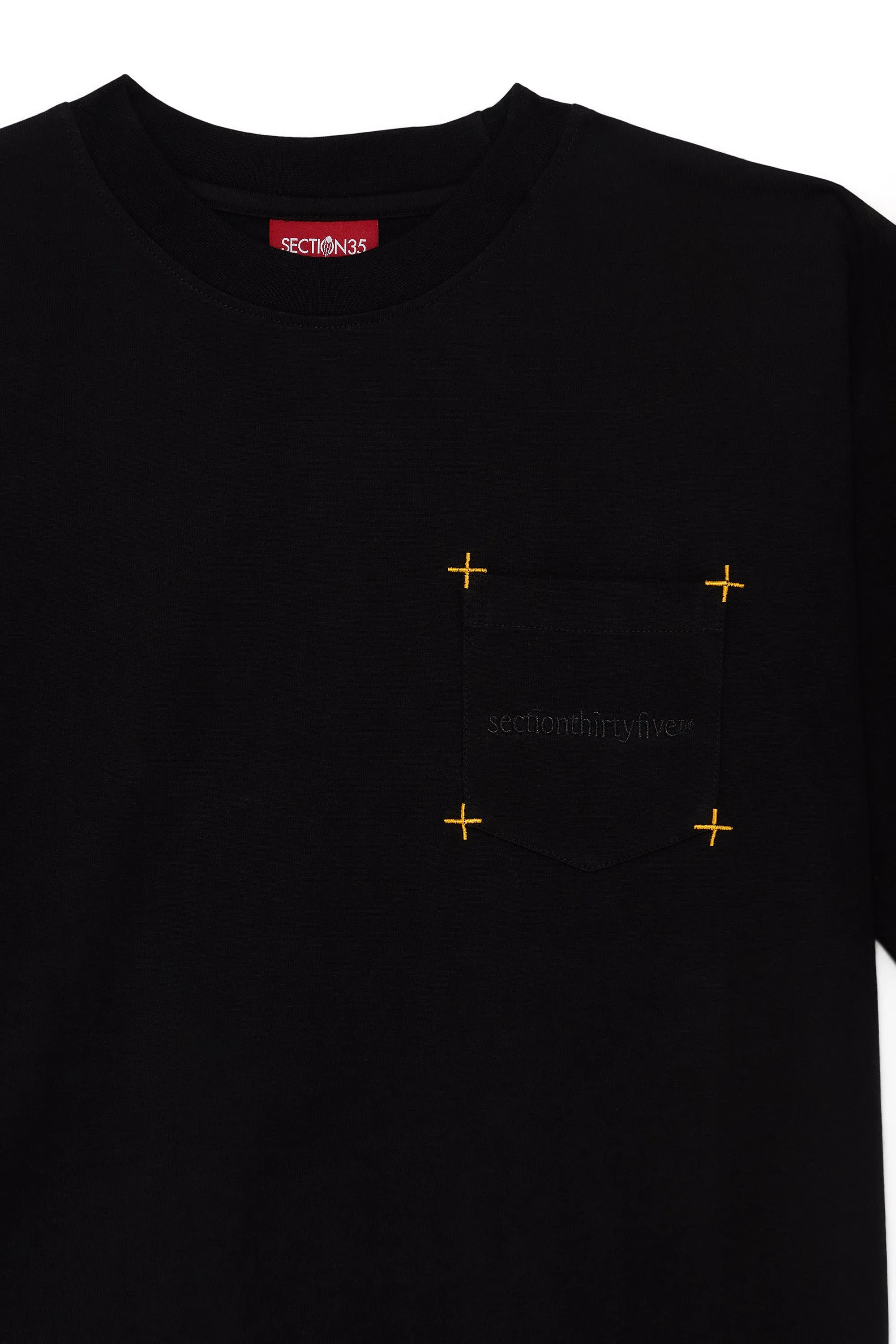 Directions Pocket Tee - Black sold by SECTION 35 product image thumbnail 2