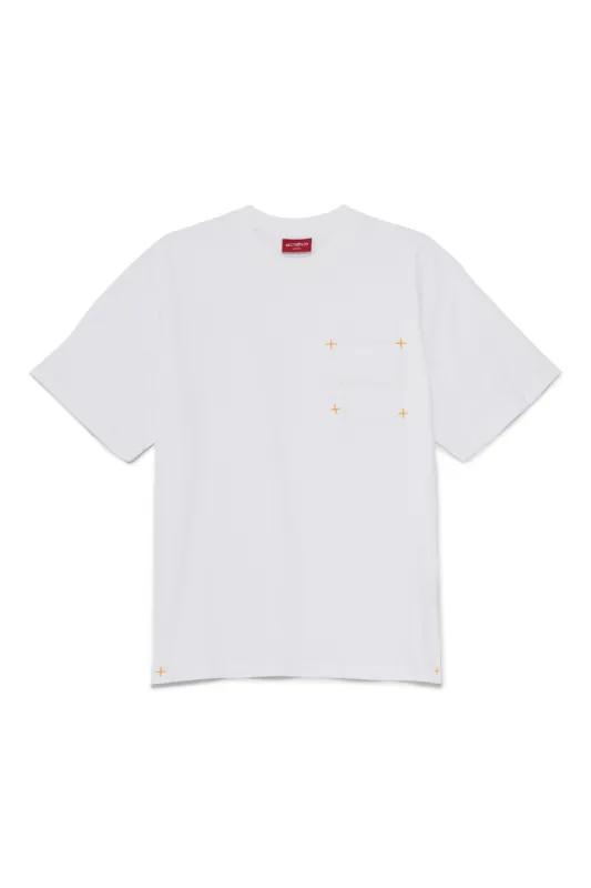 Directions Pocket Tee - White sold by SECTION 35