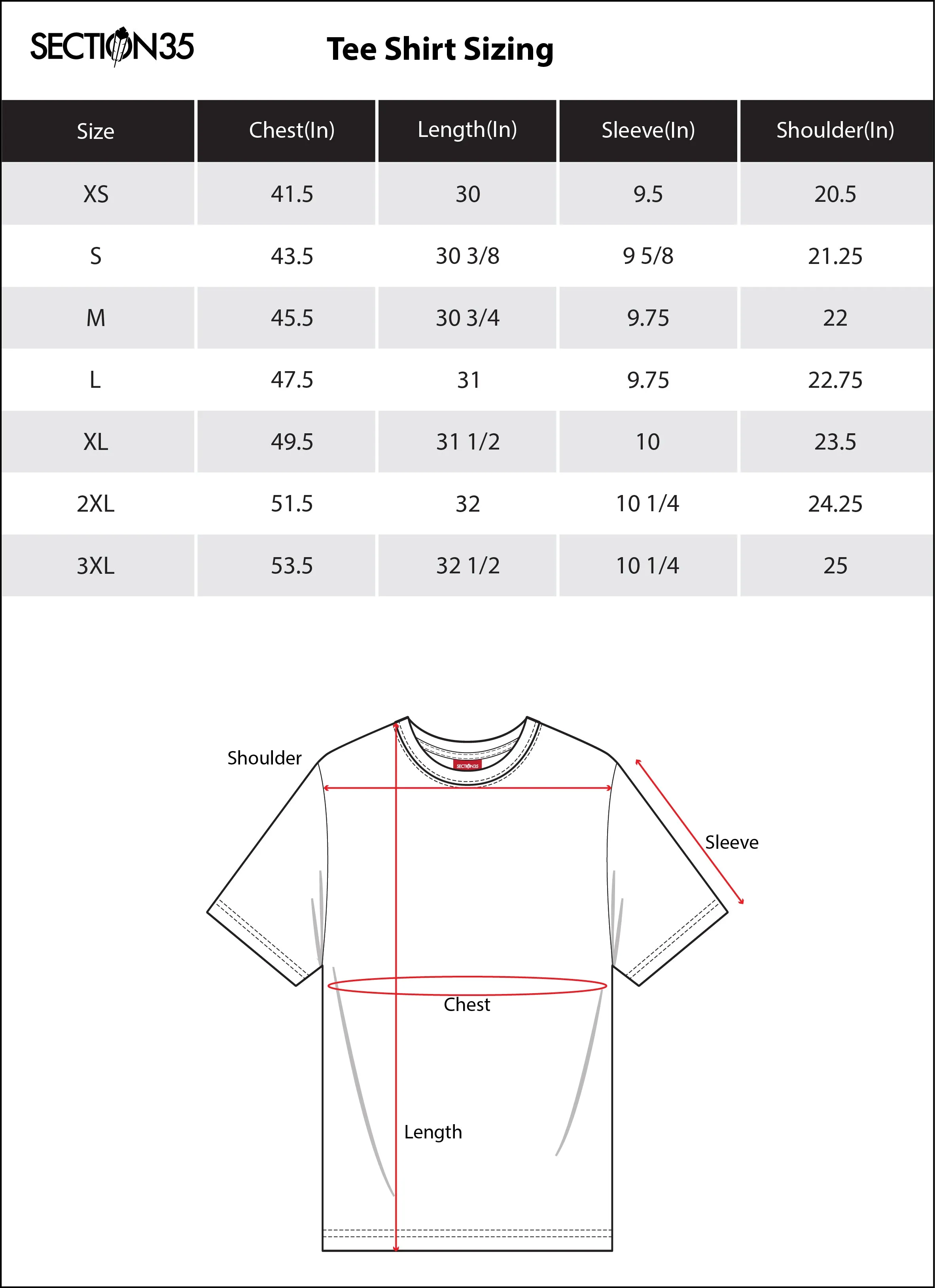 Standard Issue Panel Tee - Black sold by SECTION 35 product image thumbnail 3