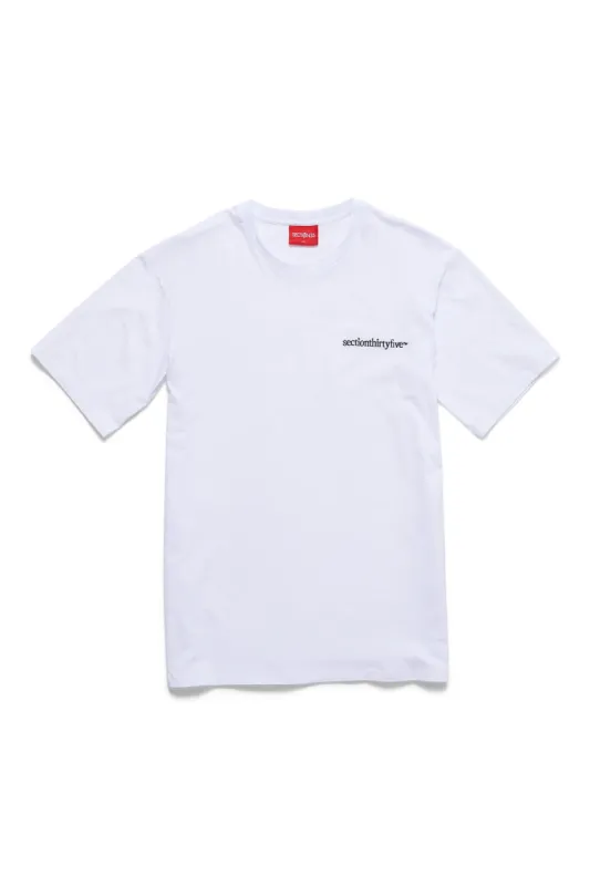 FC Embroidered Tee - White sold by SECTION 35