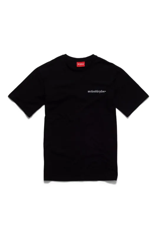 FC Embroidered Tee - Black sold by SECTION 35