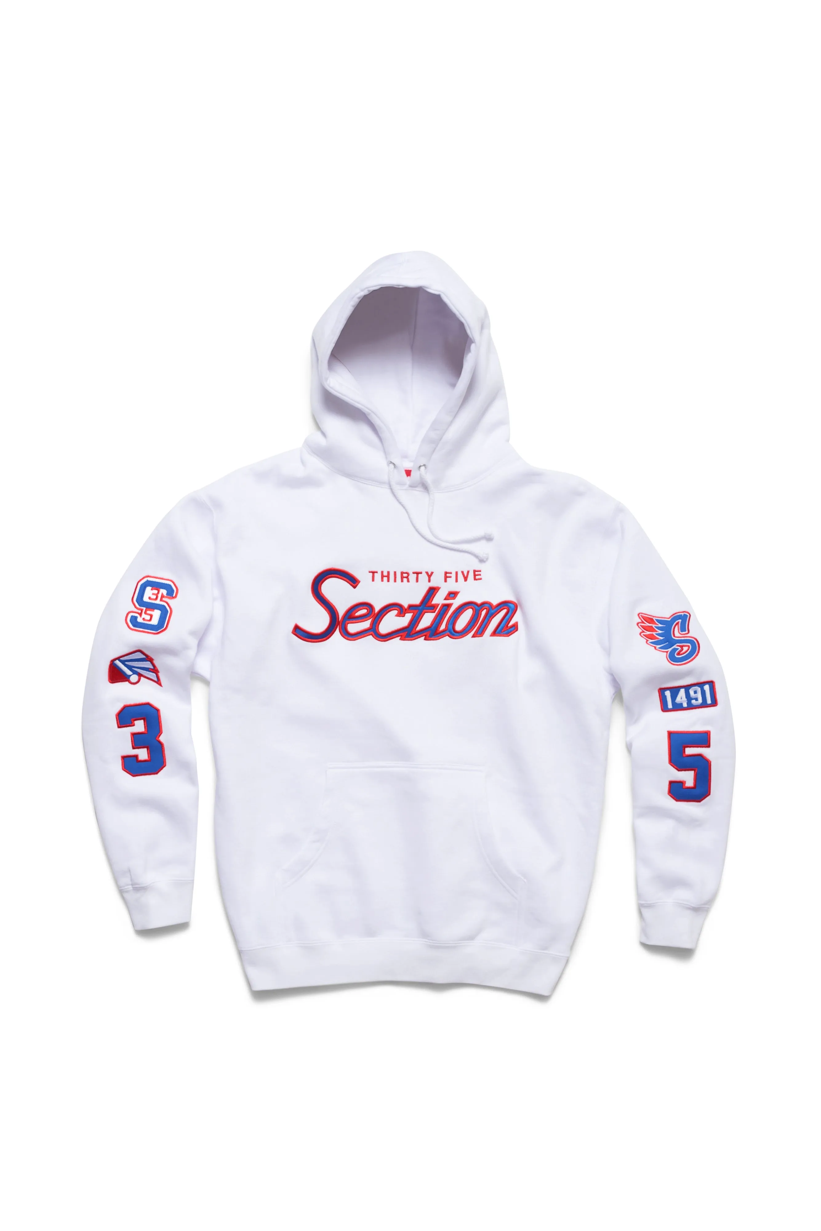 GOAT Patched Hoodie - White sold by SECTION 35