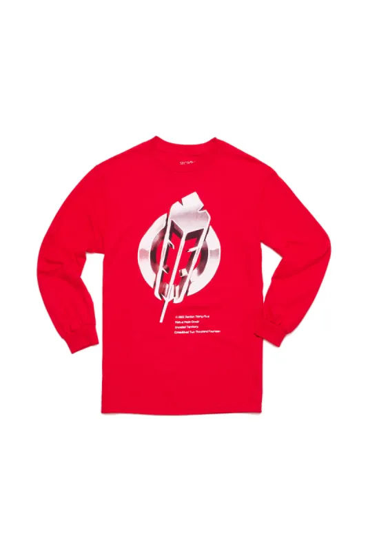 Chrome TF L/S - Red sold by SECTION 35