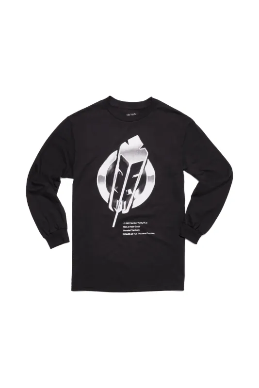 Chrome TF L/S - Black sold by SECTION 35